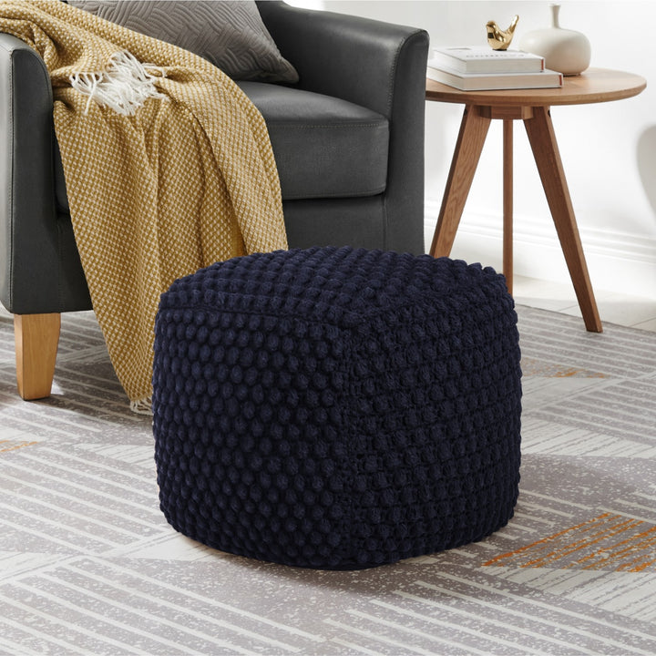 Alaysia Hand Knitted Pouf