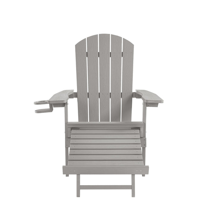 Inspired Home Cal Adirondack Chair  Light Grey 4