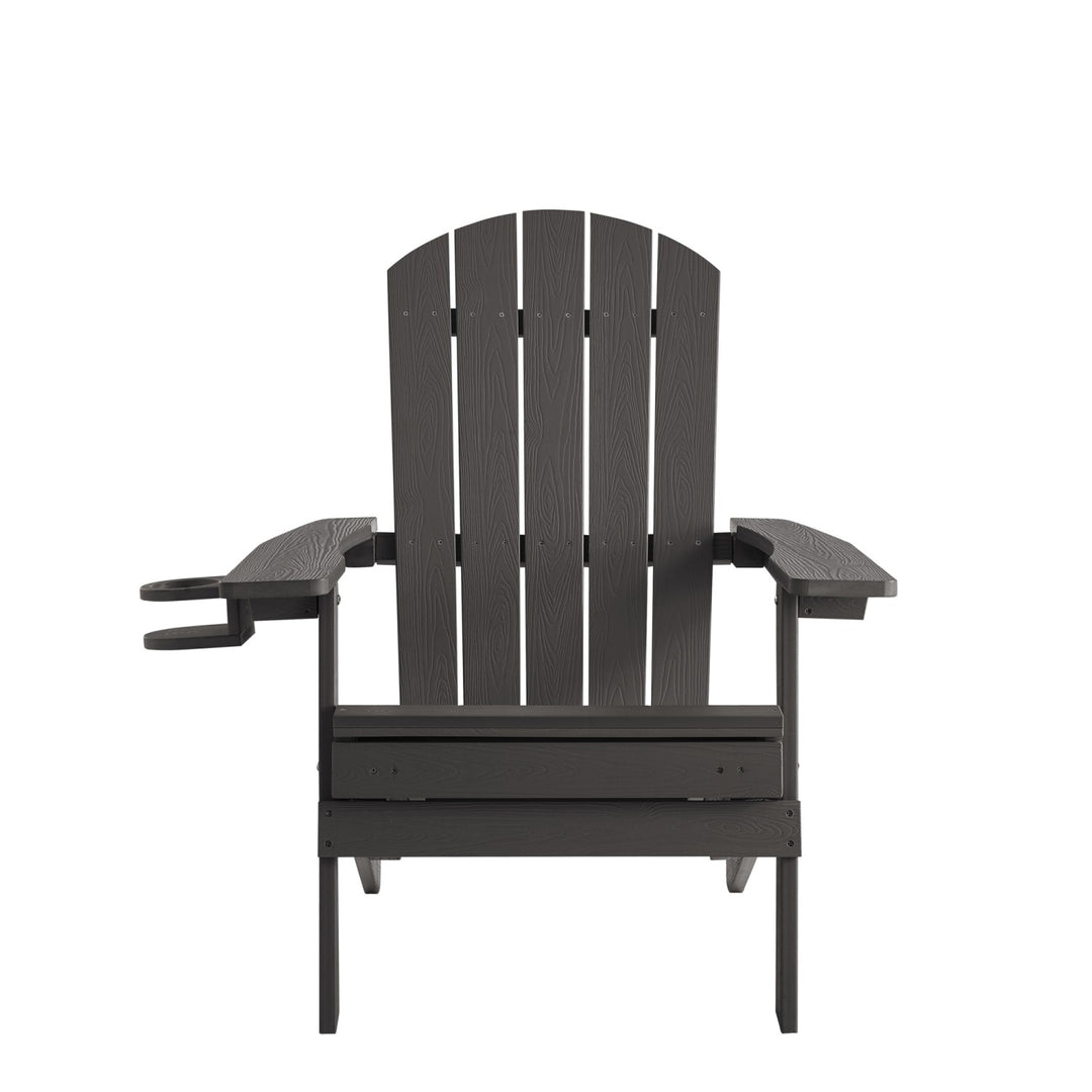 Inspired Home Cal Adirondack Chair  Black 5