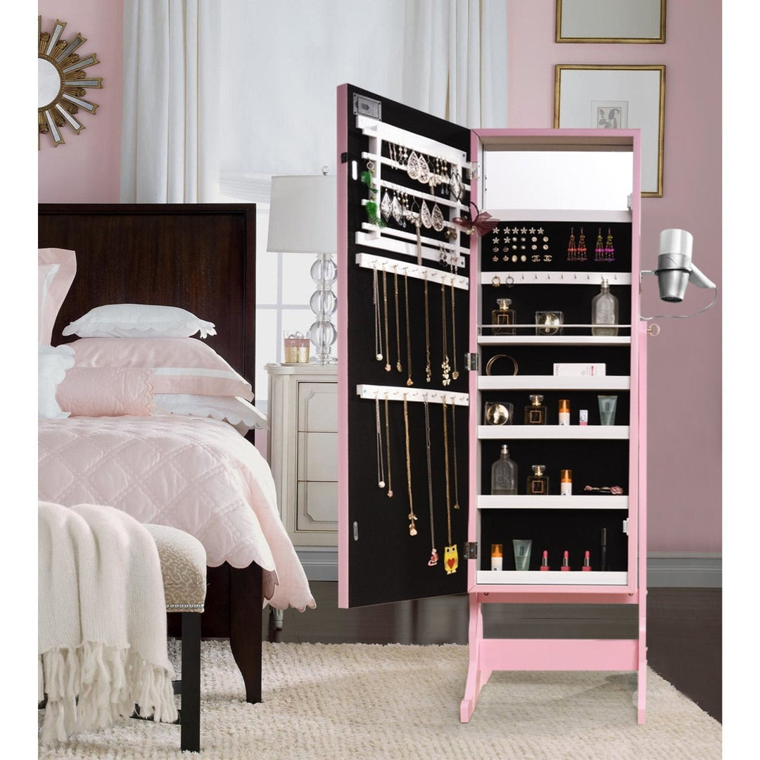 Jewelry Furniture - Glam Marquee Lights Jewelry Armoire