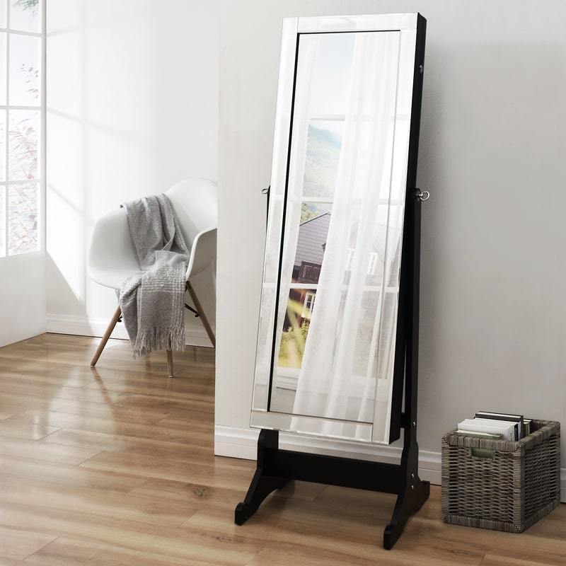 Jewelry Furniture - Radiant Cheval Mirror Jewelry Armoire