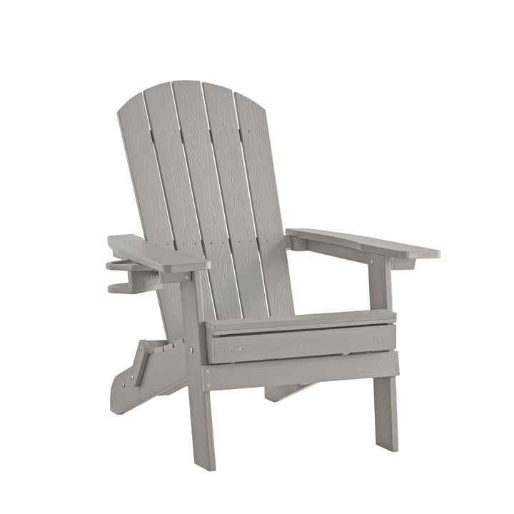 Inspired Home Cal Adirondack Chair  Light Grey Main
