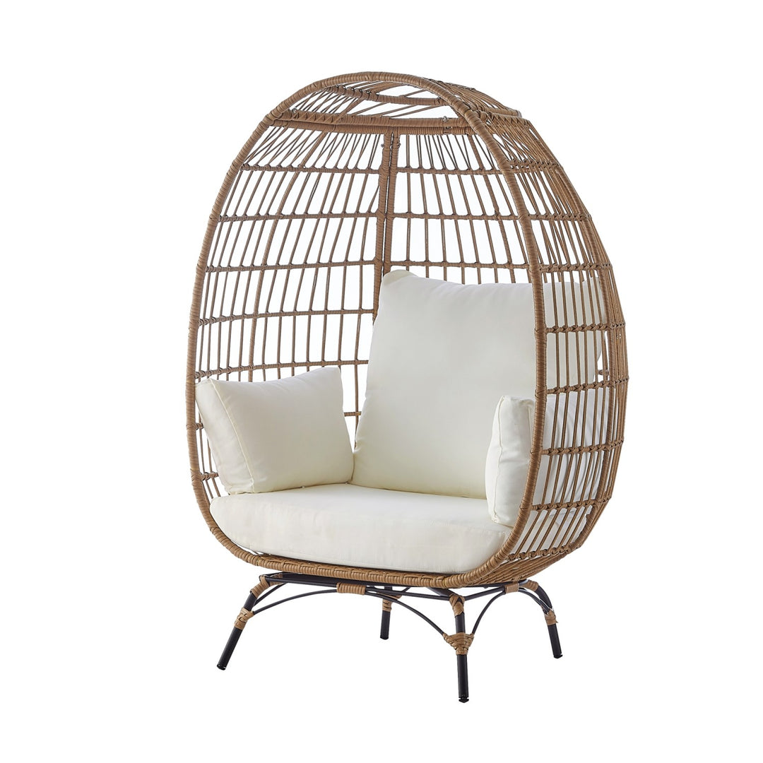 Inspired Home Vince Patio Chair  Ivory Main