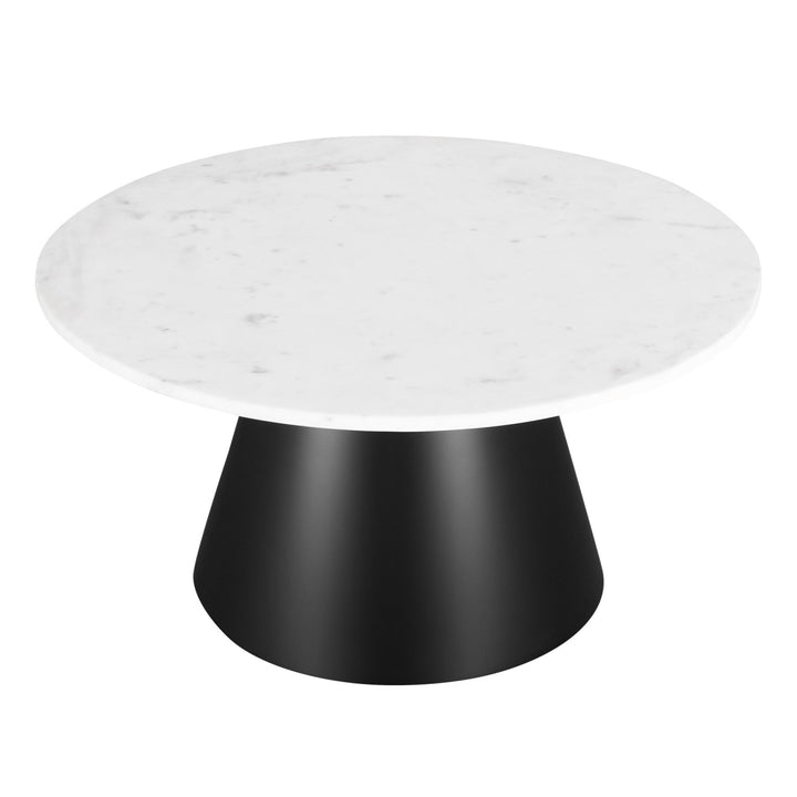 Inspired Home Zyler Marble Coffee Table Black Main