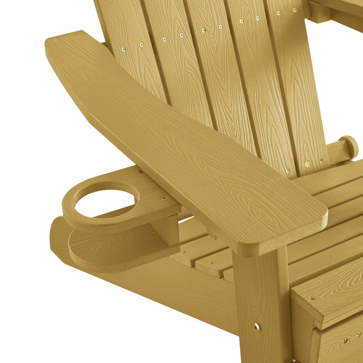 Inspired Home Cal Adirondack Chair  Yellow 8
