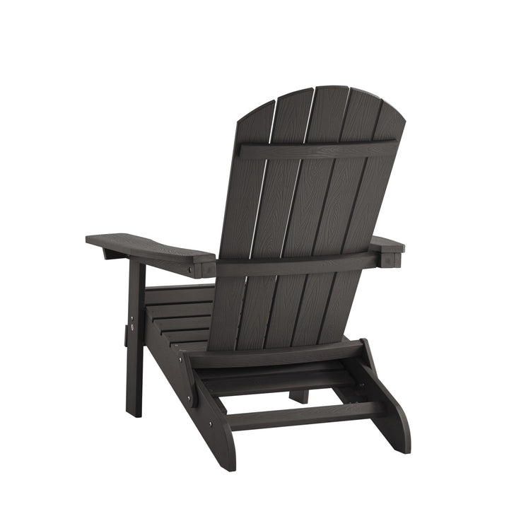 Inspired Home Cal Adirondack Chair  Black 7