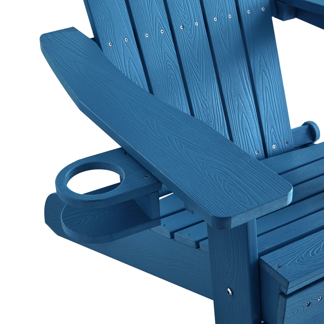Inspired Home Cal Adirondack Chair  Teal 8