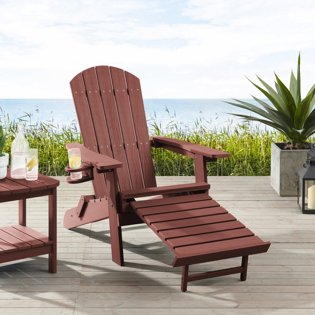 Home Depot Burgundy Plastic Adirondack Chairs Maroon Plastic