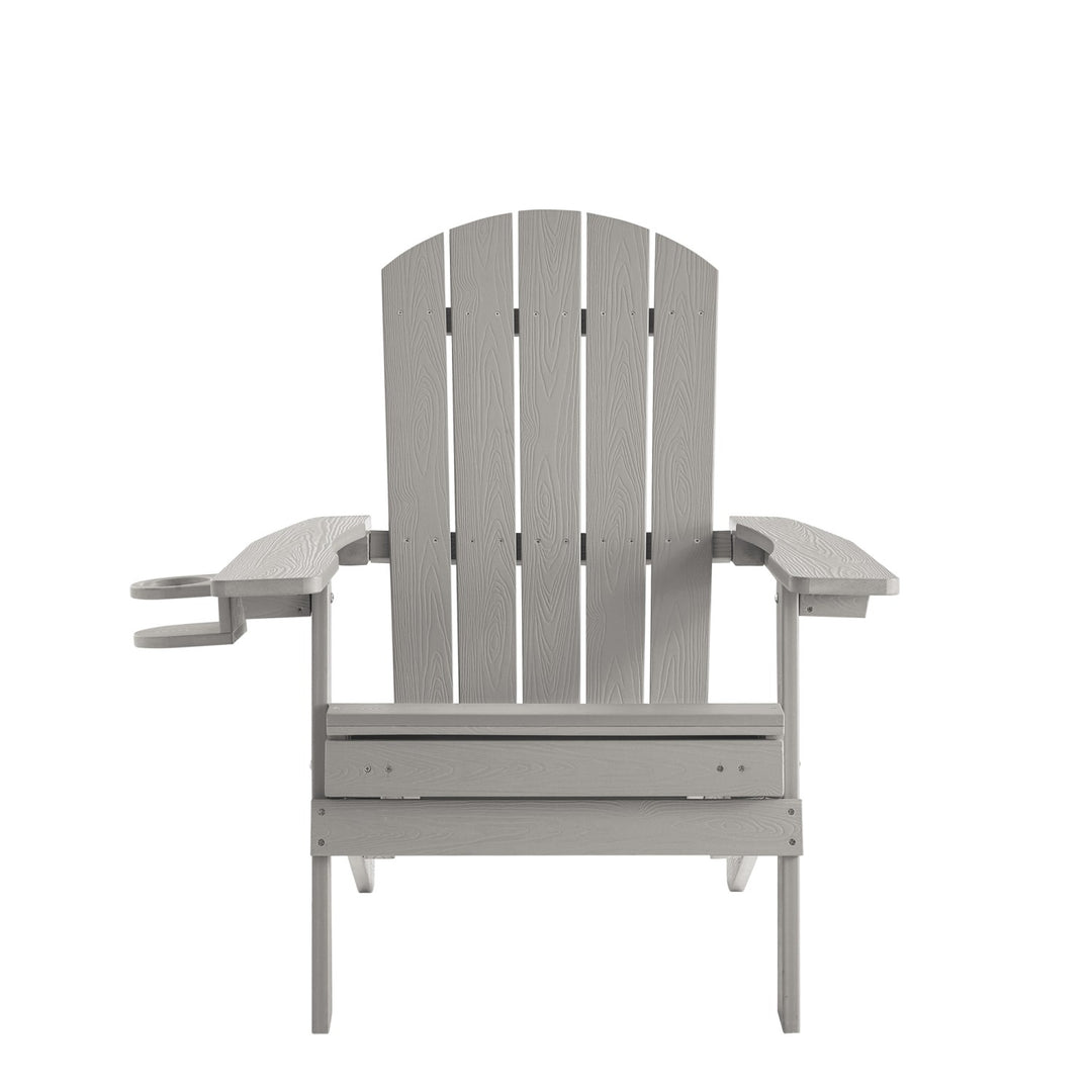 Inspired Home Cal Adirondack Chair  Light Grey 5