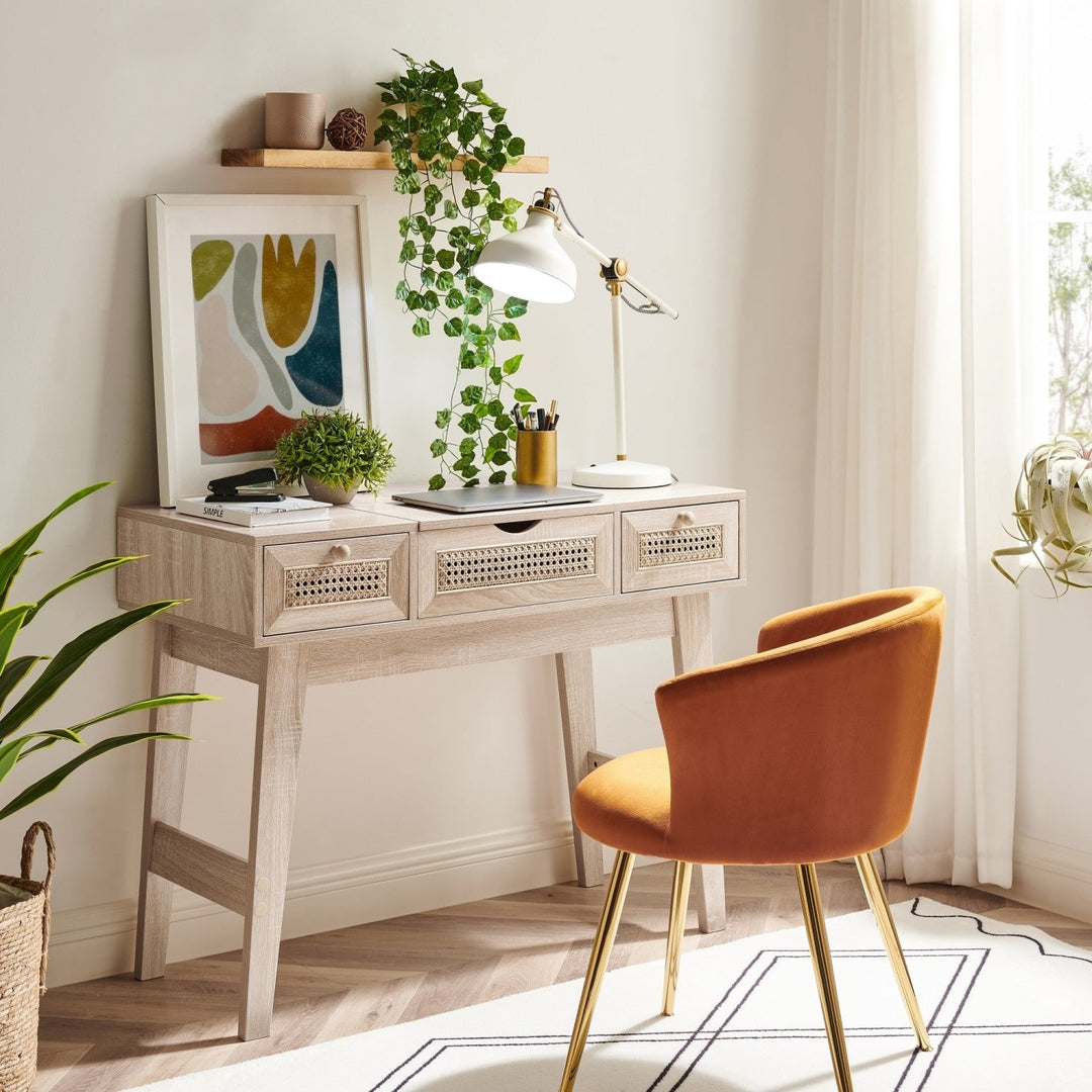 bohemian dressing table Bohemian Style Rattan 6-Drawer Dressing Table Bedside Table Clothing Storage Cabinet, for Living Room and Bedroom - On Sale - Bed Bath & Beyond