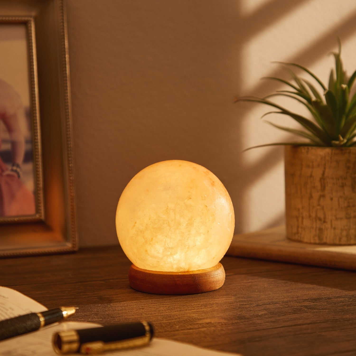 Himalayan salt clearance lamp round