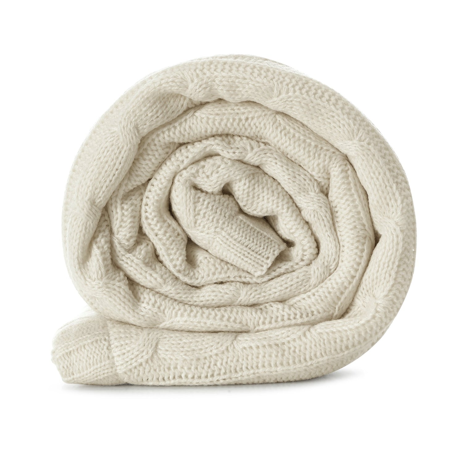 Kanata cable knit online throw