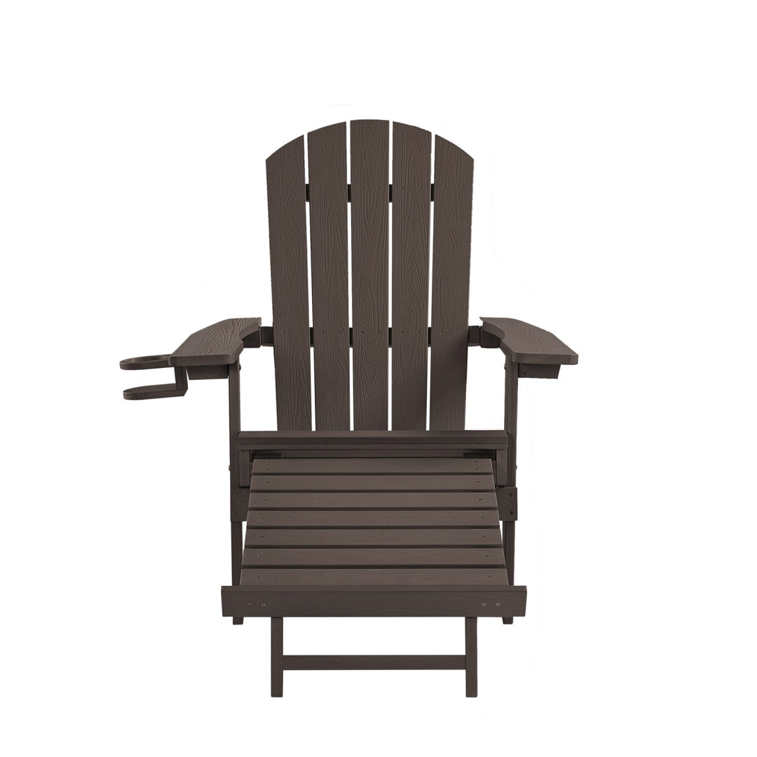 Inspired Home Cal Adirondack Chair  Chocolate 4