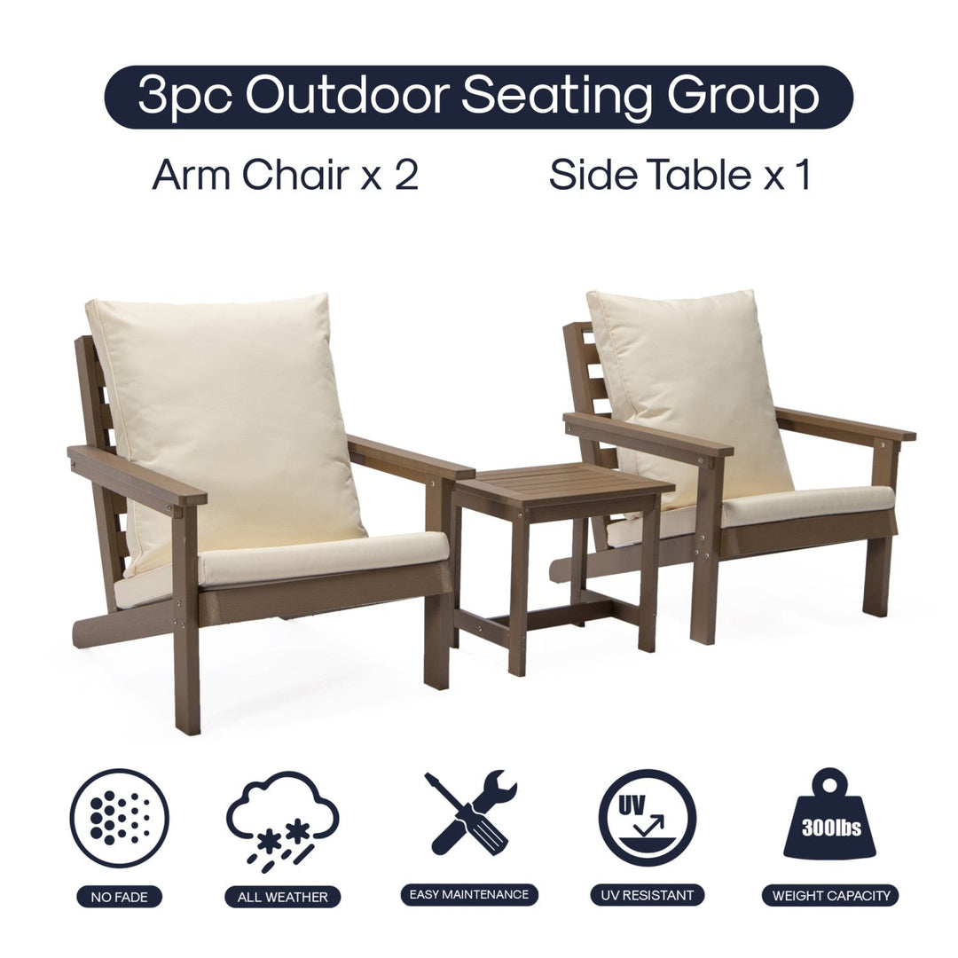 Salman Outdoor 3pc Seating Group