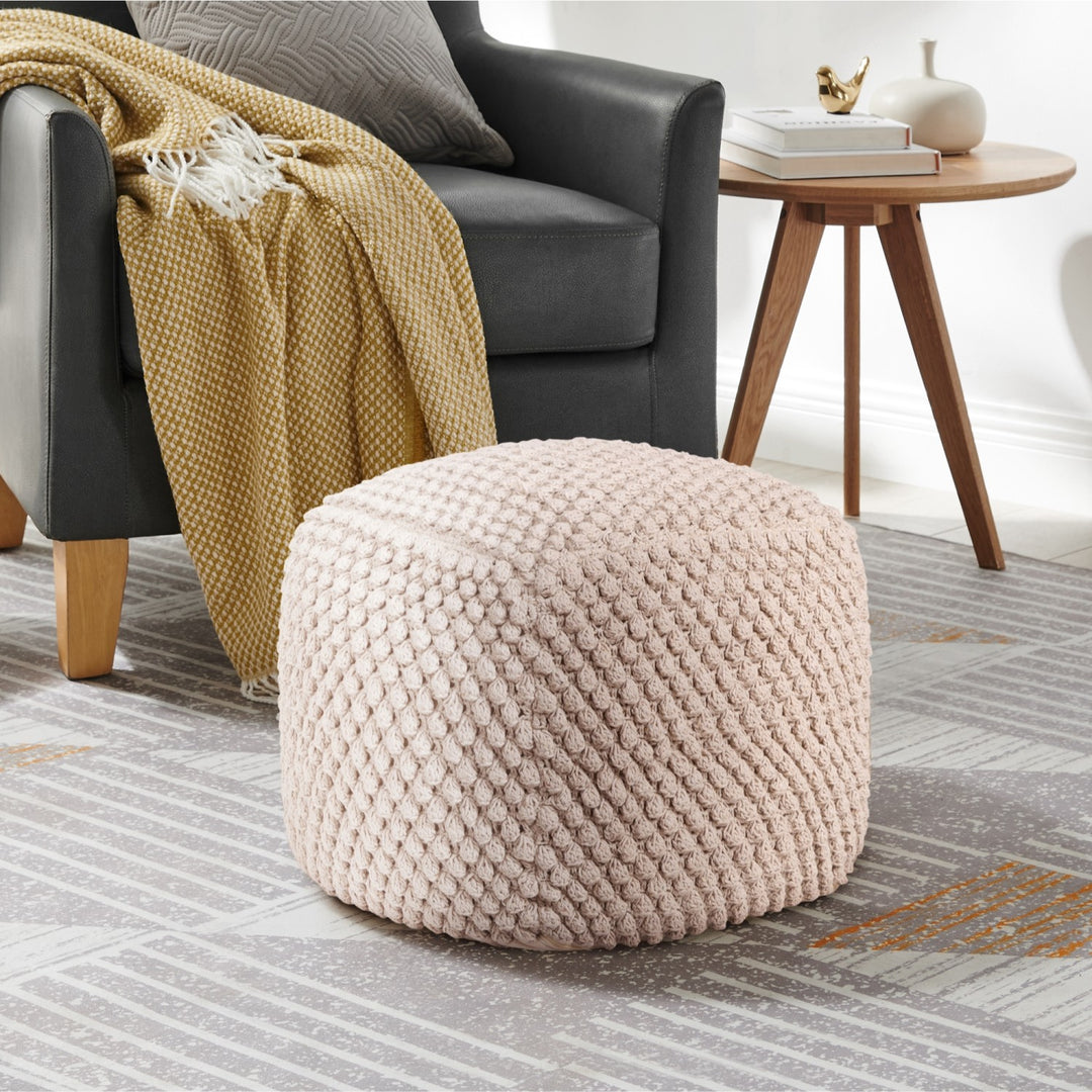 Alaysia Hand Knitted Pouf