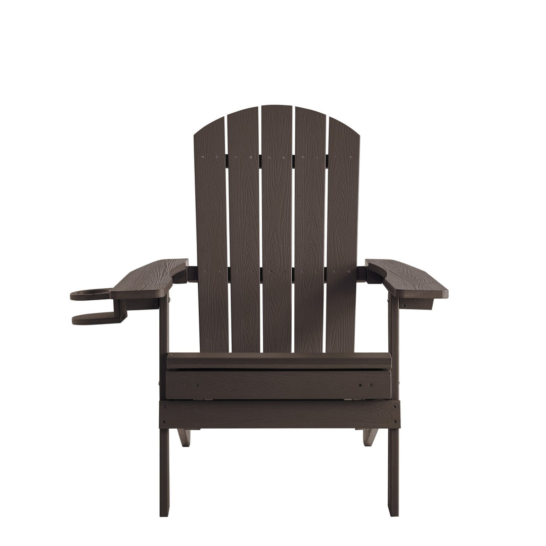 Inspired Home Cal Adirondack Chair  Chocolate 5